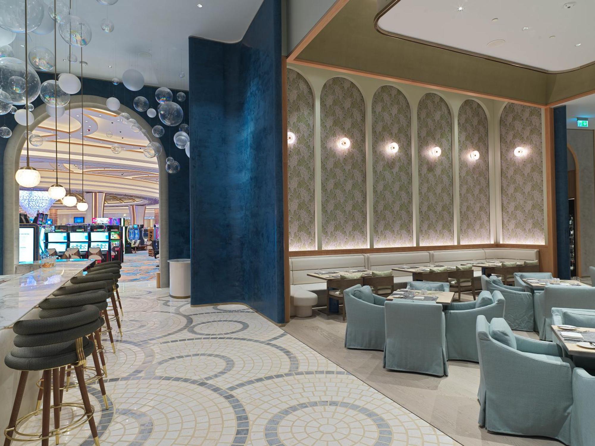City Of Dreams Mediterranean - Integrated Resort, Casino & Entertainment Лімасол Екстер'єр фото The interior of the restaurant